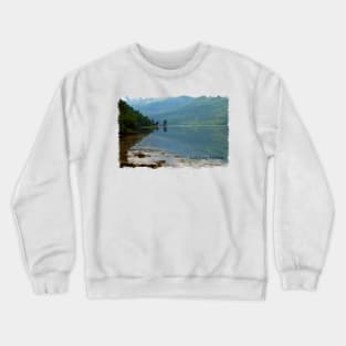 Looking Down Loch Long from Arrochar Crewneck Sweatshirt